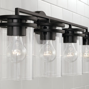 Capital Lighting - 148741MB-539 - Four Light Vanity - Fuller - Matte Black