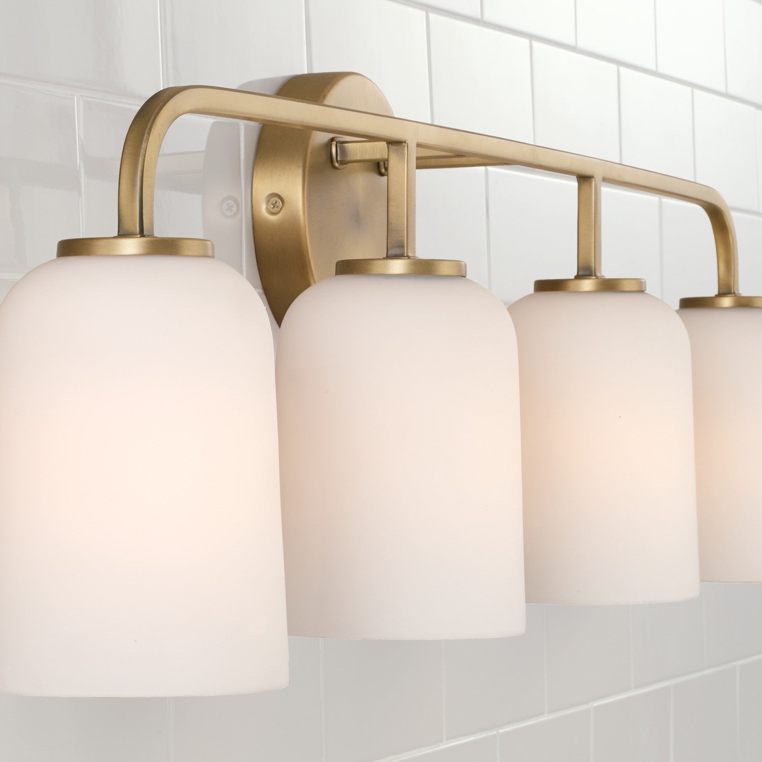 Capital Lighting - 148841AD-542 - Four Light Vanity - Lawson - Aged Brass