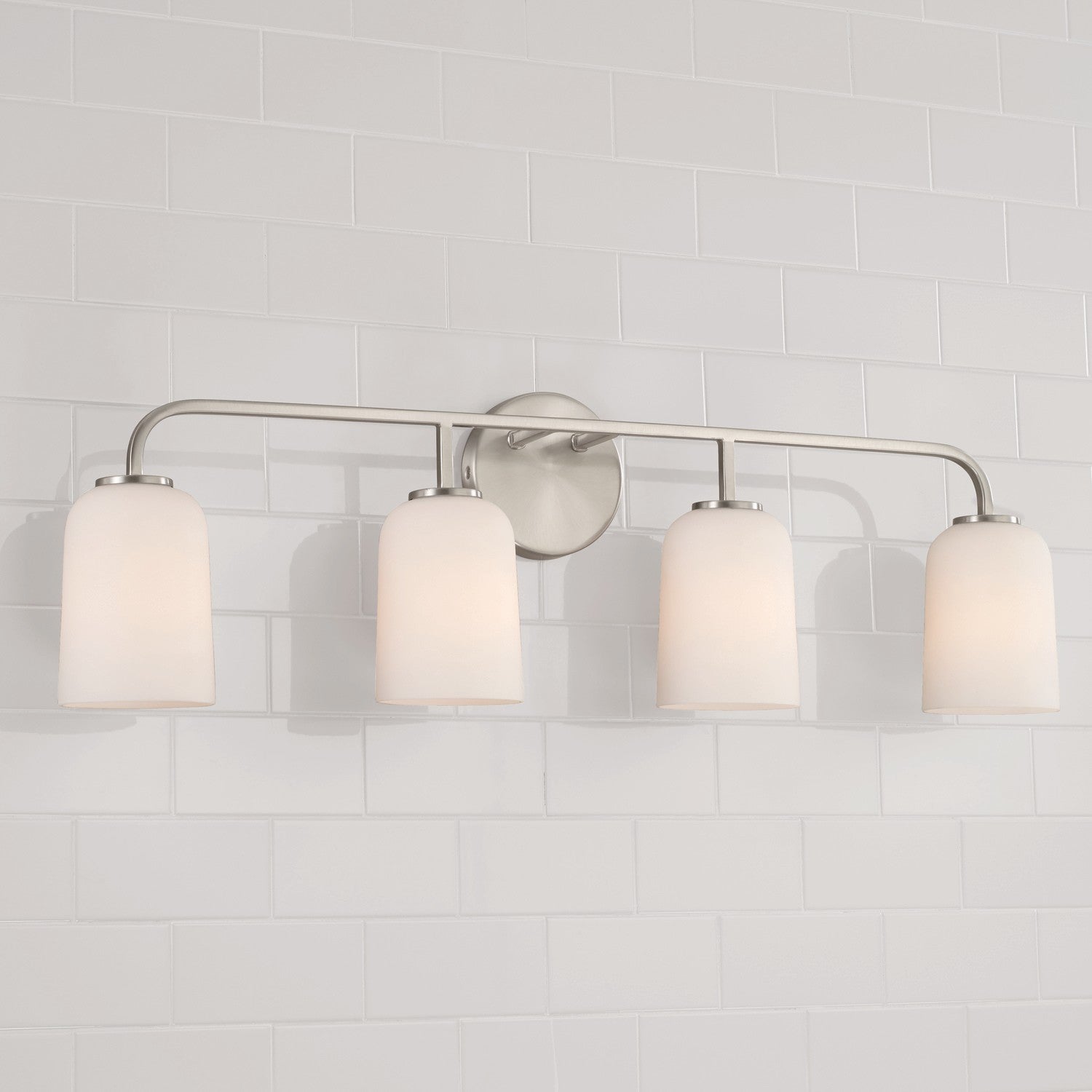 Capital Lighting - 148841BN-542 - Four Light Vanity - Lawson - Brushed Nickel