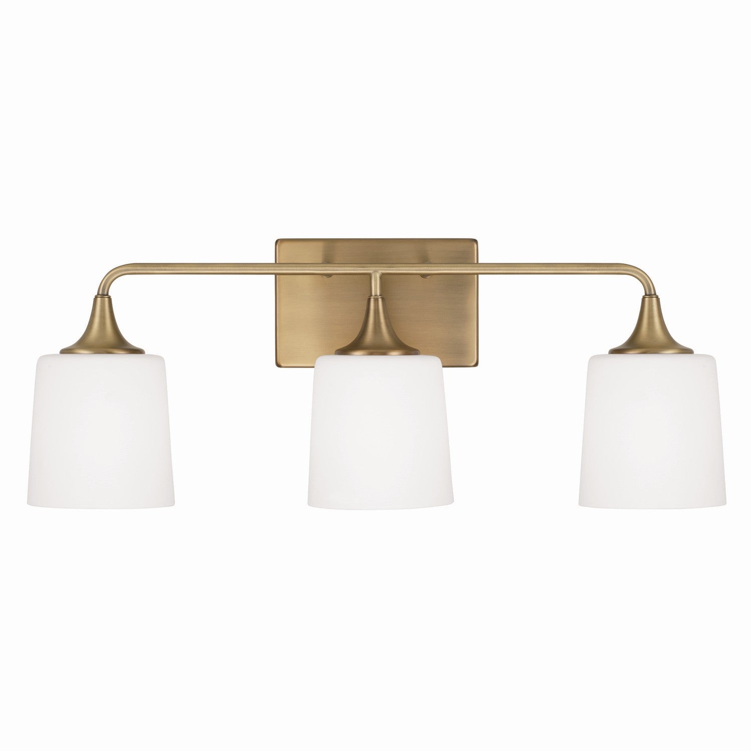 Capital Lighting - 148931AD-541 - Three Light Vanity - Presley - Aged Brass