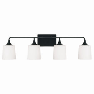 Capital Lighting - 148941MB-541 - Four Light Vanity - Presley - Matte Black