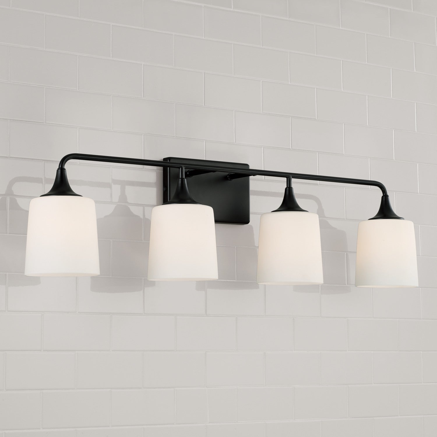 Capital Lighting - 148941MB-541 - Four Light Vanity - Presley - Matte Black
