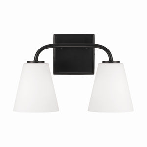 Capital Lighting - 149421MB-543 - Two Light Vanity - Brody - Matte Black