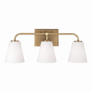 Capital Lighting - 149431AD-543 - Three Light Vanity - Brody - Aged Brass