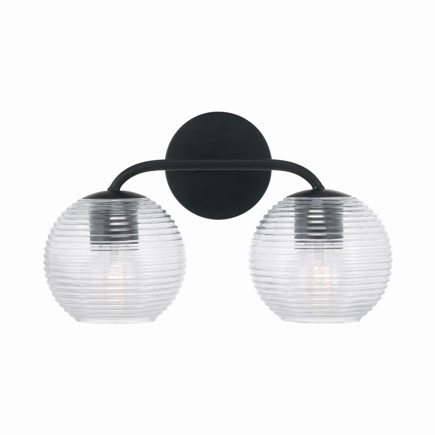 Capital Lighting - 149921MB-544 - Two Light Vanity - Dolan - Matte Black