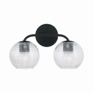 Capital Lighting - 149921MB-544 - Two Light Vanity - Dolan - Matte Black