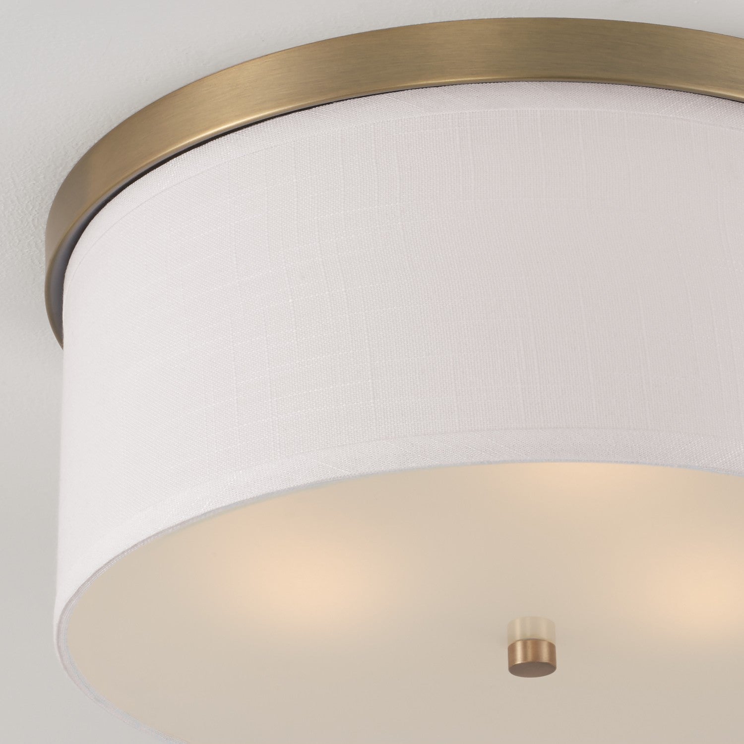 Capital Lighting - 2015AD-480 - Three Light Flush Mount - Midtown - Aged Brass