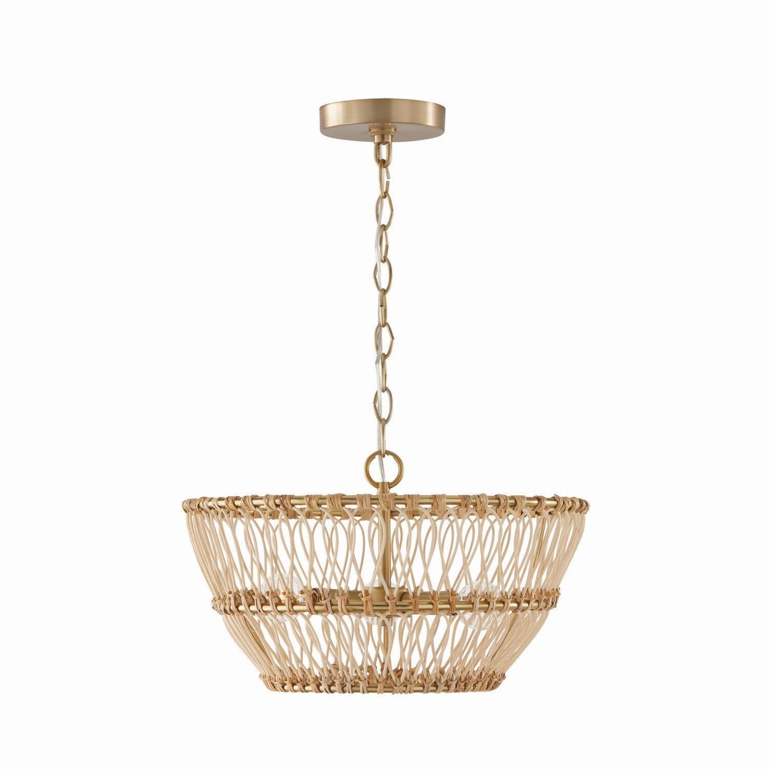 Capital Lighting - 244131MA - Three Light Dual Mount Semi Flush/Pendant - Wren - Matte Brass