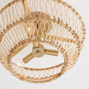 Capital Lighting - 244131MA - Three Light Dual Mount Semi Flush/Pendant - Wren - Matte Brass