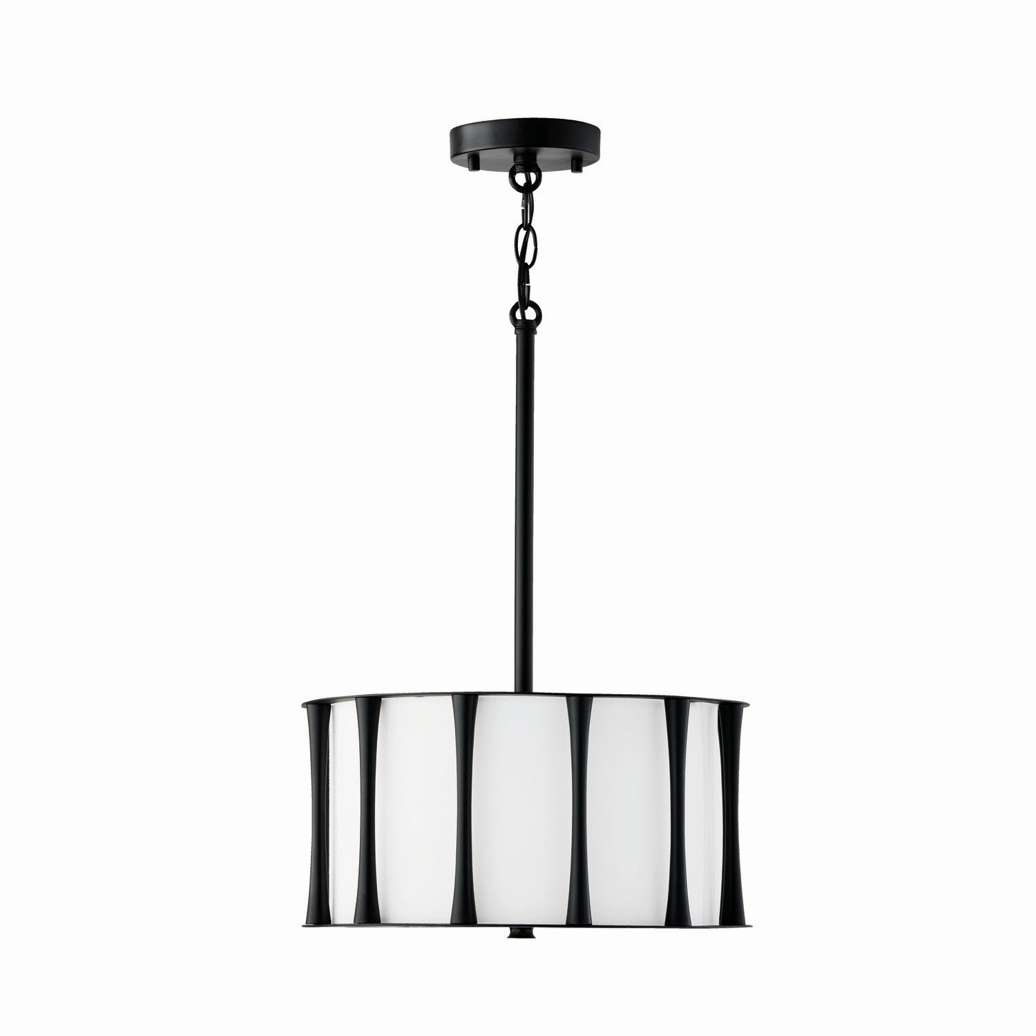 Capital Lighting - 244631MB - Three Light Dual Mount Semi Flush/Pendant - Bodie - Matte Black