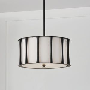 Capital Lighting - 244631MB - Three Light Dual Mount Semi Flush/Pendant - Bodie - Matte Black