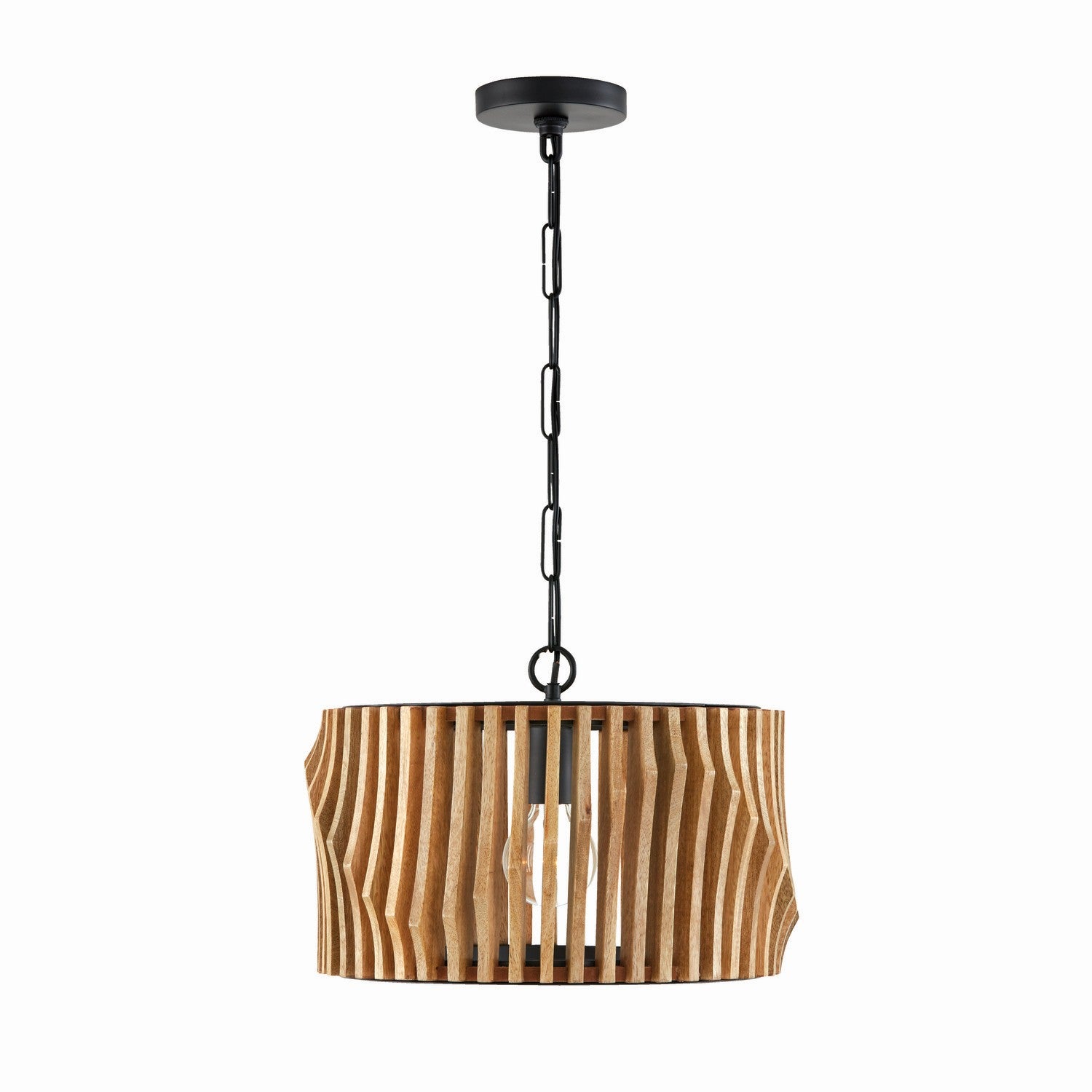 Capital Lighting - 244632WK - One Light Dual Mount Semi Flush/Pendant - Archer - Light Wood and Matte Black