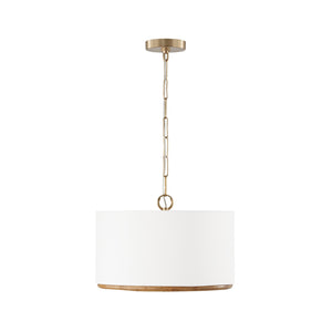 Capital Lighting - 247431MA - Three Light Dual Mount Semi Flush/Pendant - Soleil - Matte Brass