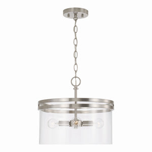 Capital Lighting - 248741BN - Four Light Dual Mount Semi Flush/Pendant - Fuller - Brushed Nickel