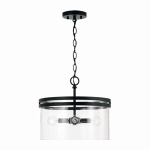 Capital Lighting - 248741MB - Four Light Dual Mount Semi Flush/Pendant - Fuller - Matte Black
