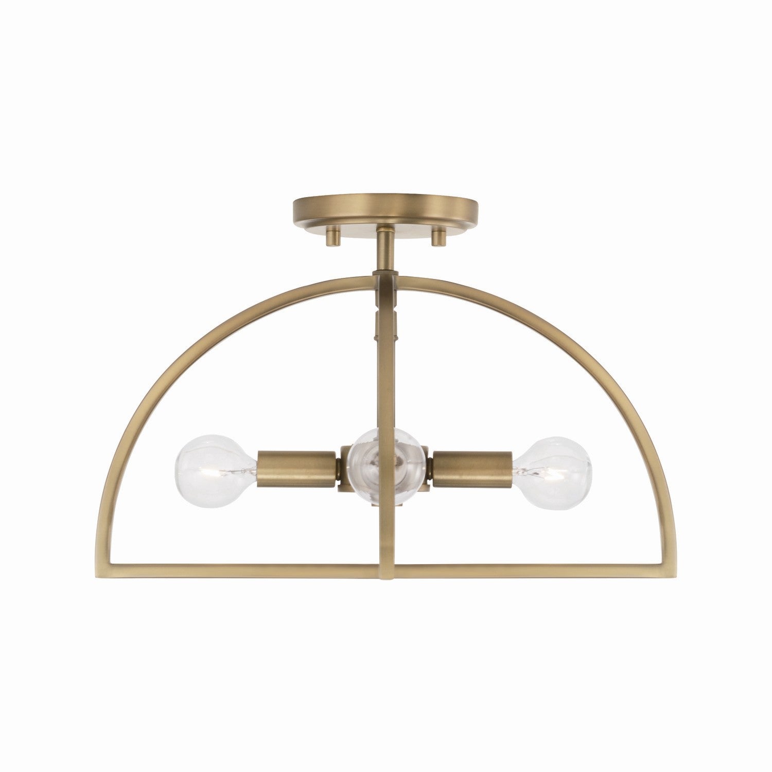 Capital Lighting - 248841AD - Four Light Dual Mount Semi Flush/Pendant - Lawson - Aged Brass