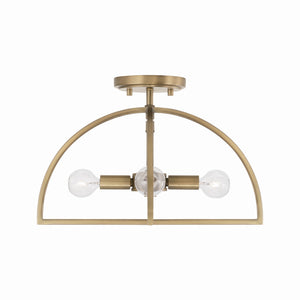 Capital Lighting - 248841AD - Four Light Dual Mount Semi Flush/Pendant - Lawson - Aged Brass