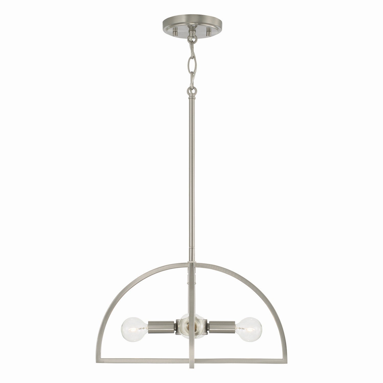 Capital Lighting - 248841BN - Four Light Dual Mount Semi Flush/Pendant - Lawson - Brushed Nickel