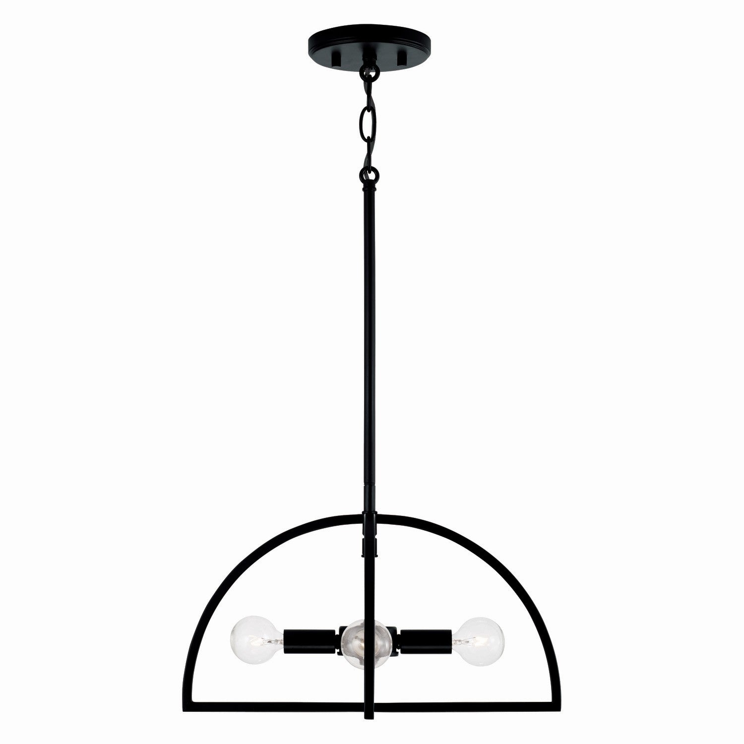 Capital Lighting - 248841MB - Four Light Dual Mount Semi Flush/Pendant - Lawson - Matte Black