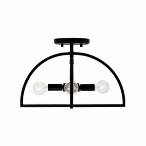 Capital Lighting - 248841MB - Four Light Dual Mount Semi Flush/Pendant - Lawson - Matte Black