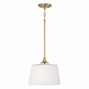 Capital Lighting - 248911AD - One Light Dual Mount Semi Flush/Pendant - Presley - Aged Brass
