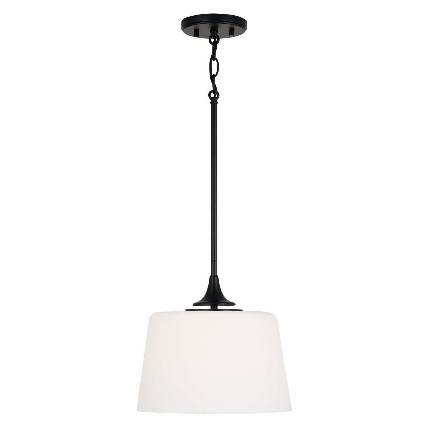 Capital Lighting - 248911MB - One Light Dual Mount Semi Flush/Pendant - Presley - Matte Black