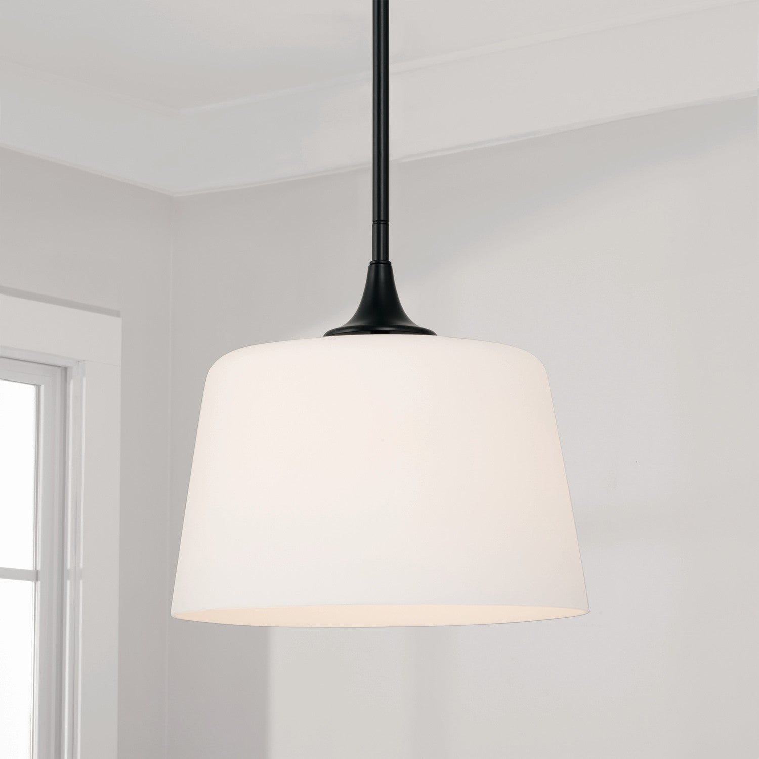 Capital Lighting - 248911MB - One Light Dual Mount Semi Flush/Pendant - Presley - Matte Black