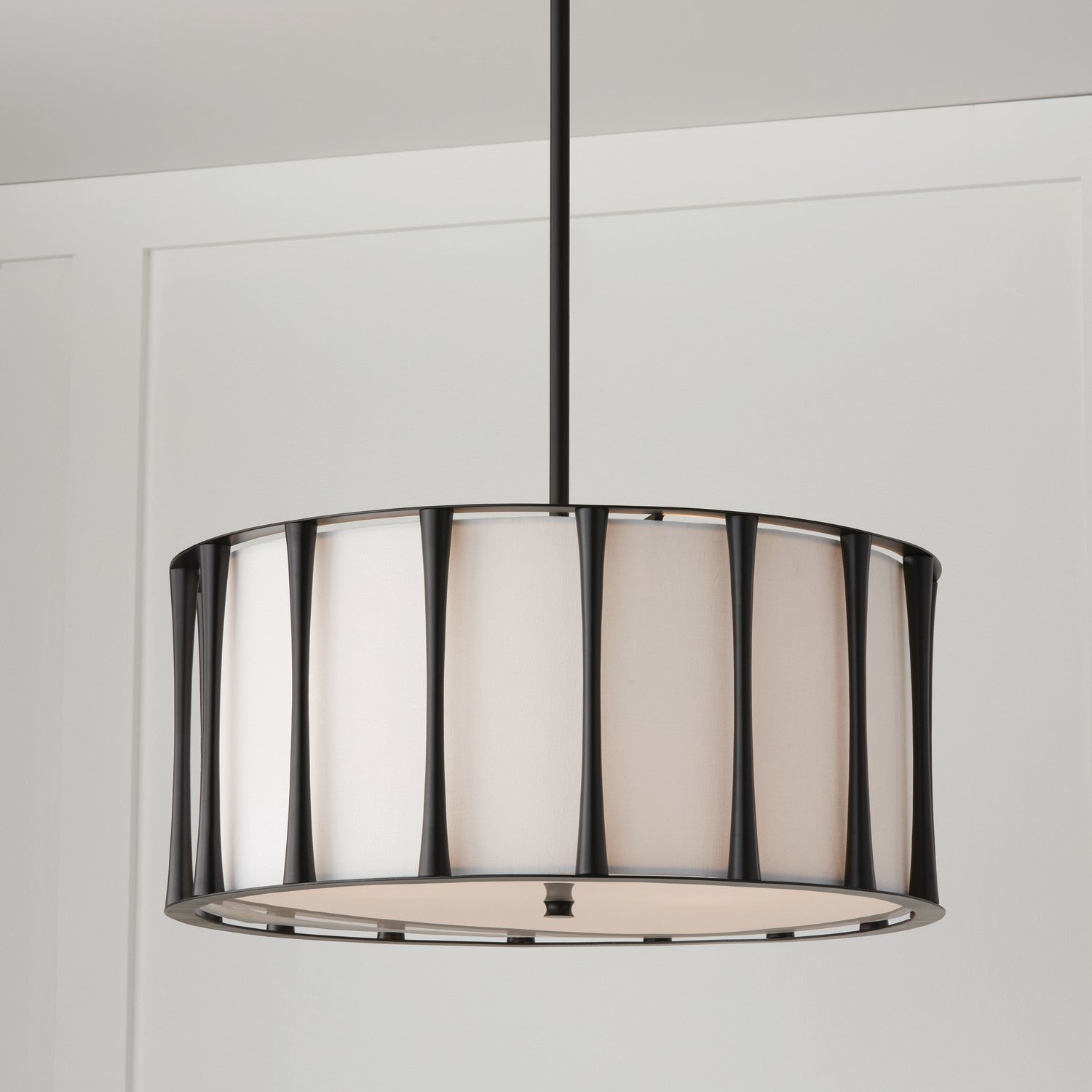 Capital Lighting - 344641MB - Four Light Pendant - Bodie - Matte Black