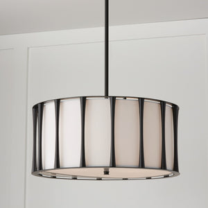 Capital Lighting - 344641MB - Four Light Pendant - Bodie - Matte Black