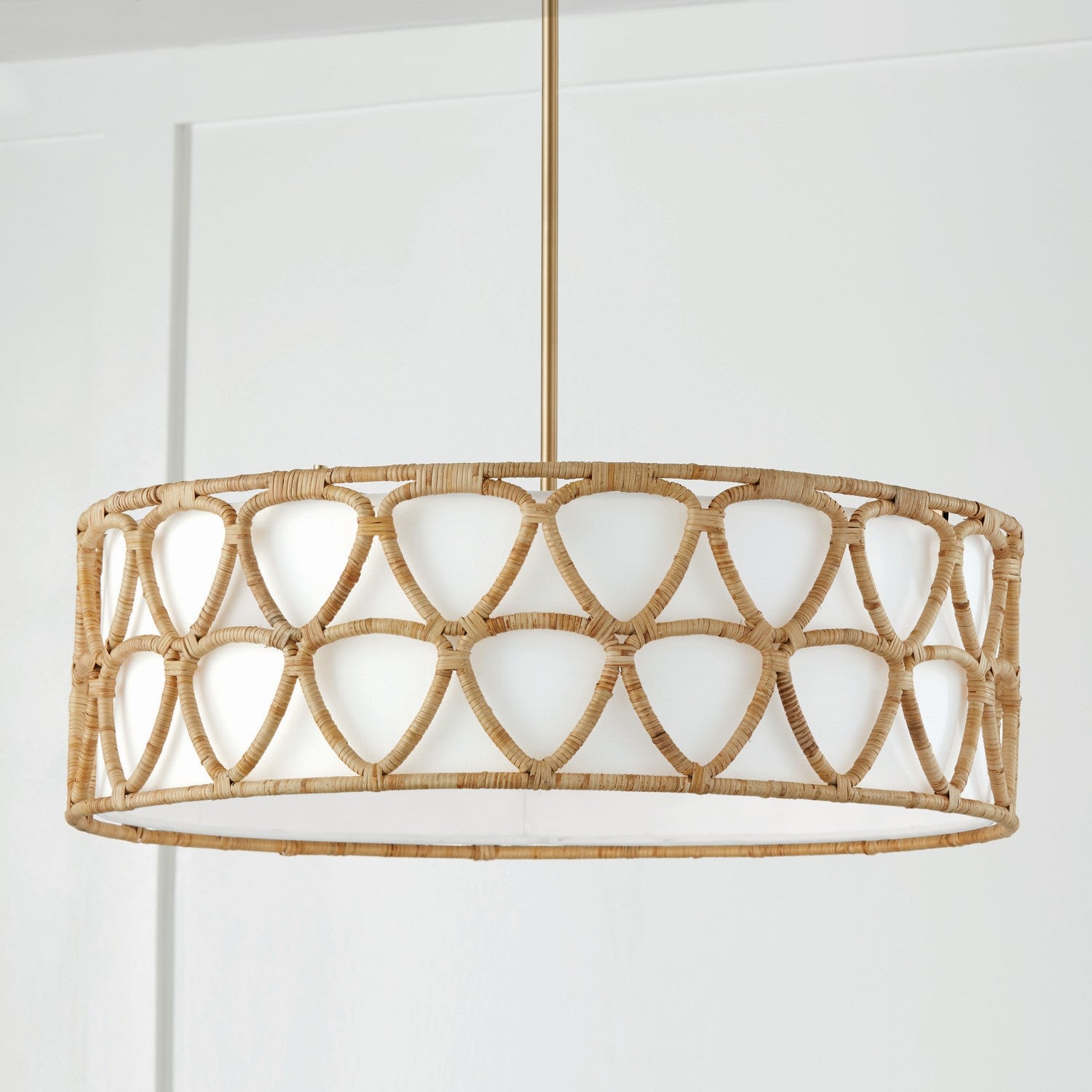 Capital Lighting - 347242MA - Four Light Pendant - Tulum - Matte Brass