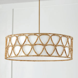 Capital Lighting - 347242MA - Four Light Pendant - Tulum - Matte Brass