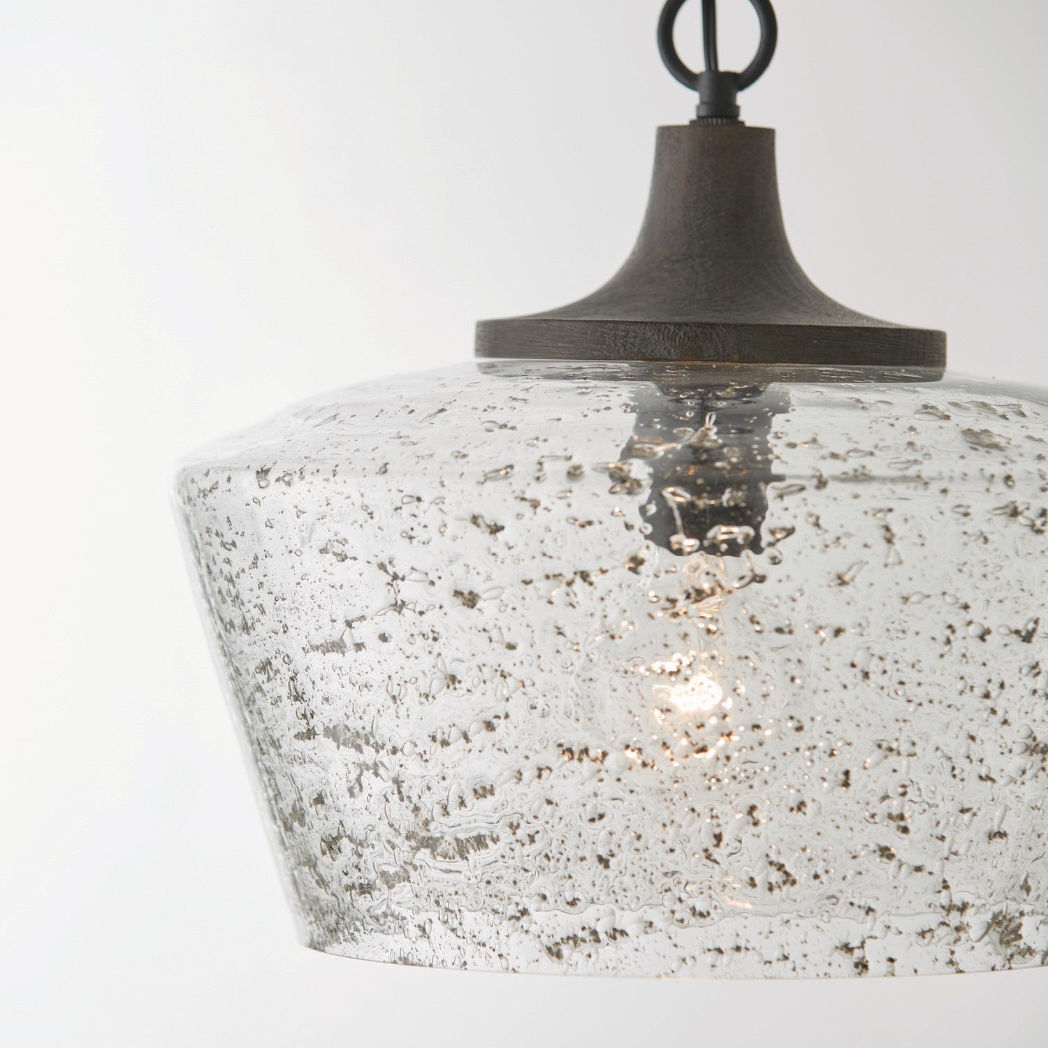 Capital Lighting - 347611CK - One Light Pendant - Clive - Carbon Grey and Black Iron