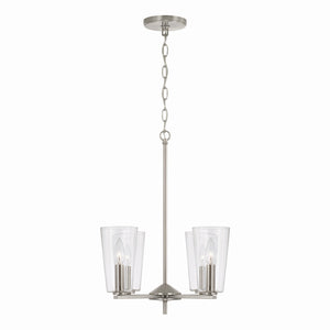 Capital Lighting - 348641BN-538 - Four Light Pendant - Portman - Brushed Nickel