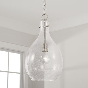 Capital Lighting - 349011BN - One Light Pendant - Brentwood - Brushed Nickel