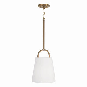 Capital Lighting - 349411AD - One Light Pendant - Brody - Aged Brass