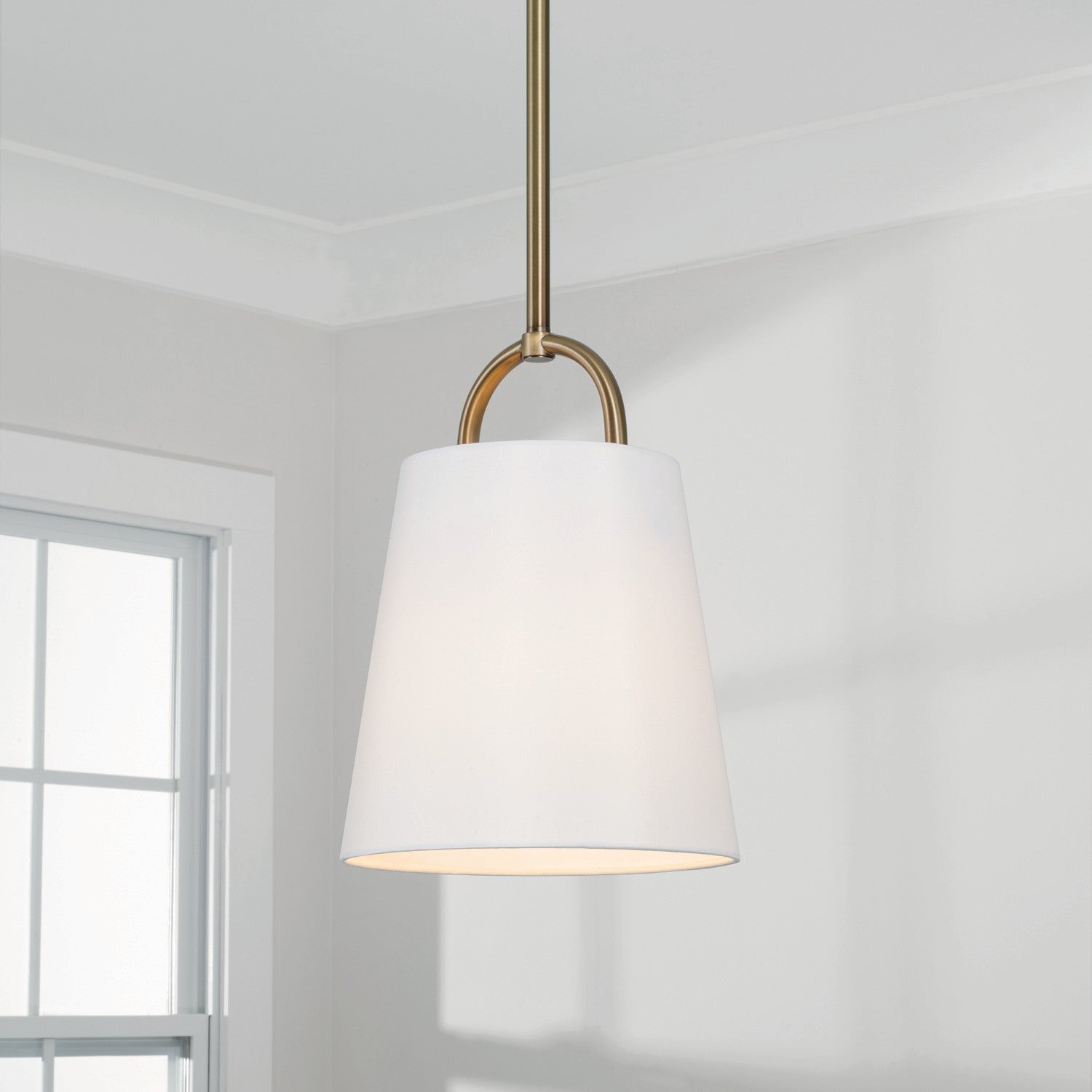 Capital Lighting - 349411AD - One Light Pendant - Brody - Aged Brass