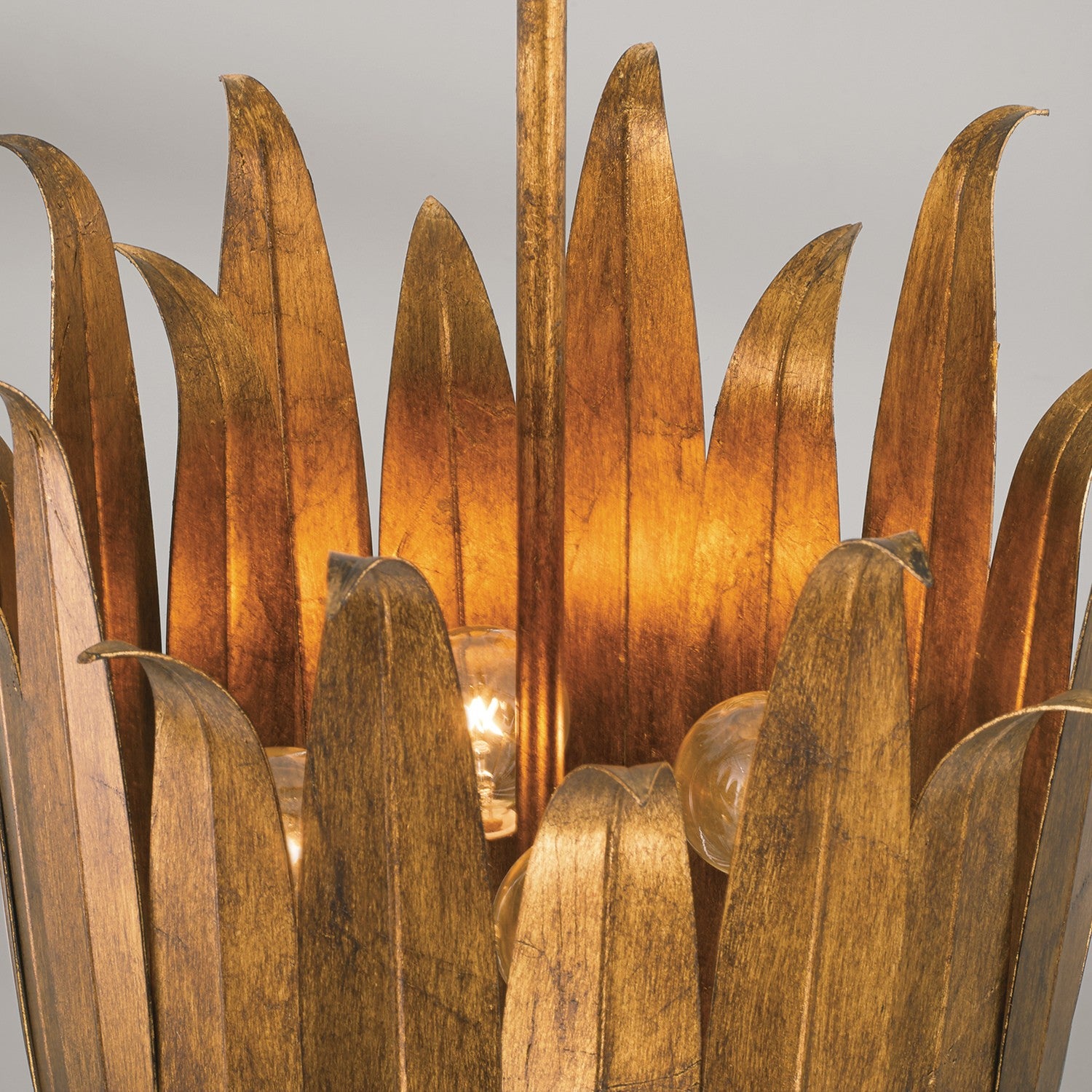 Capital Lighting - 349542AG - Four Light Pendant - Eden - Antique Gold