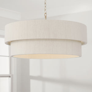 Capital Lighting - 349842MA - Four Light Pendant - Delaney - Matte Brass