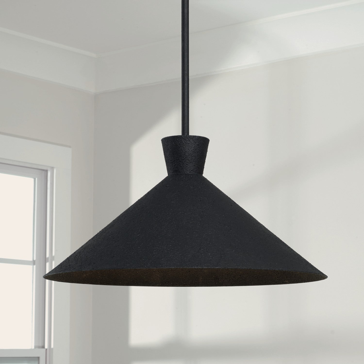 Capital Lighting - 350312XK - One Light Pendant - Paloma - Textured Black