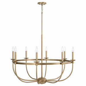 Capital Lighting - 425181AD - Eight Light Chandelier - Rylann - Aged Brass