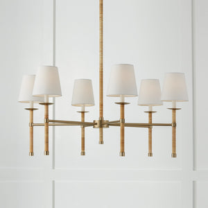 Capital Lighting - 447261MA-705 - Six Light Chandelier - Tulum - Matte Brass