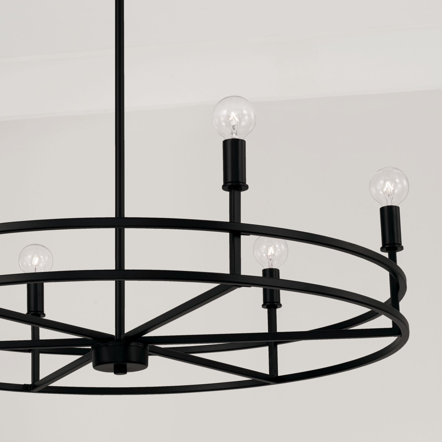 Capital Lighting - 448761MB - Six Light Chandelier - Fuller - Matte Black
