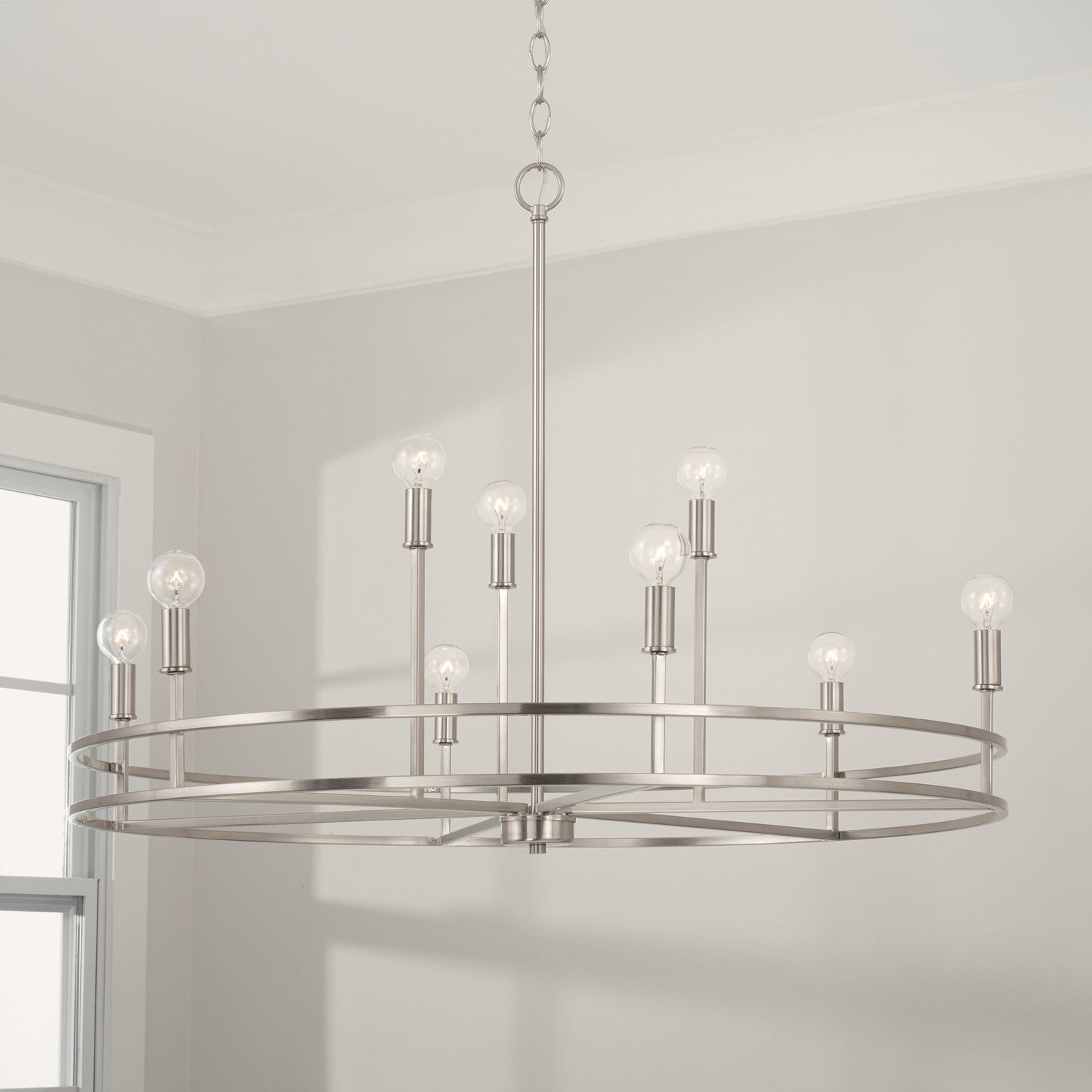 Capital Lighting - 448791BN - Nine Light Chandelier - Fuller - Brushed Nickel