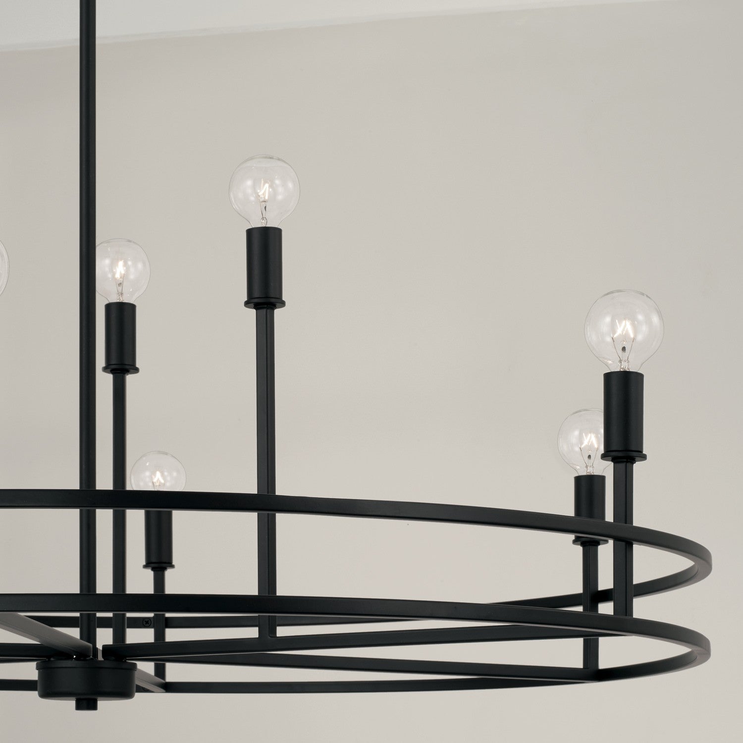 Capital Lighting - 448791MB - Nine Light Chandelier - Fuller - Matte Black
