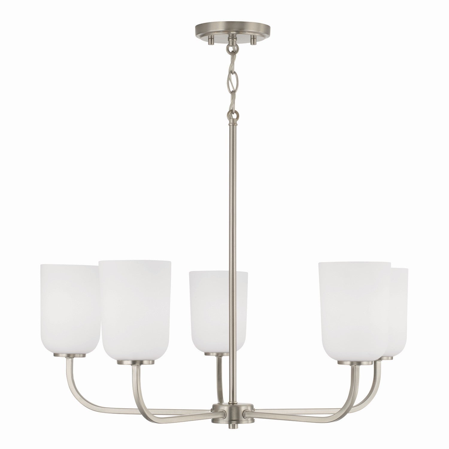Capital Lighting - 448851BN-542 - Five Light Chandelier - Lawson - Brushed Nickel