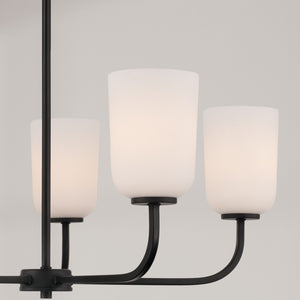 Capital Lighting - 448851MB-542 - Five Light Chandelier - Lawson - Matte Black