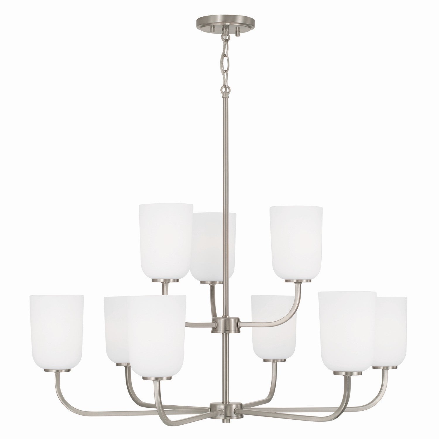Capital Lighting - 448891BN-542 - Nine Light Chandelier - Lawson - Brushed Nickel