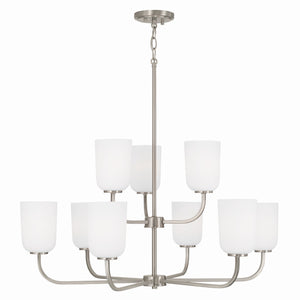 Capital Lighting - 448891BN-542 - Nine Light Chandelier - Lawson - Brushed Nickel