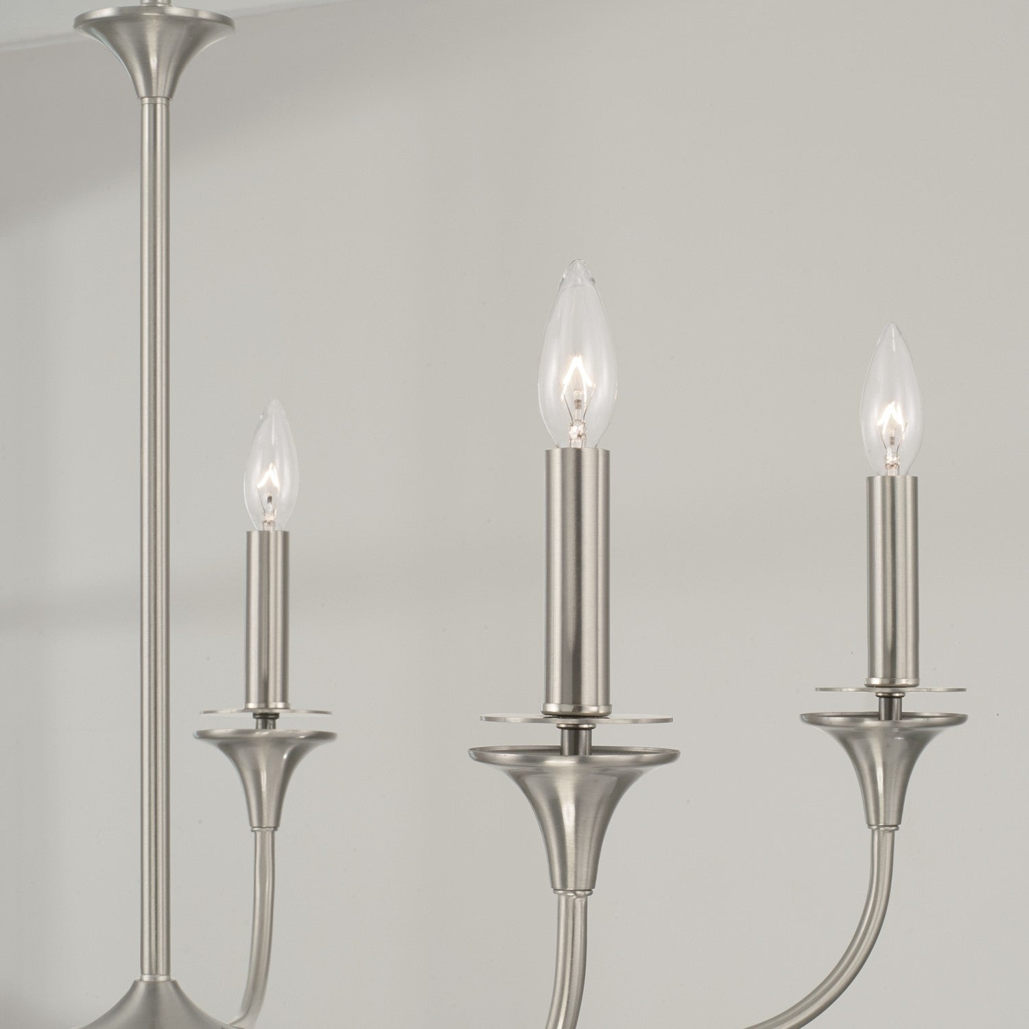 Capital Lighting - 448951BN - Five Light Chandelier - Presley - Brushed Nickel