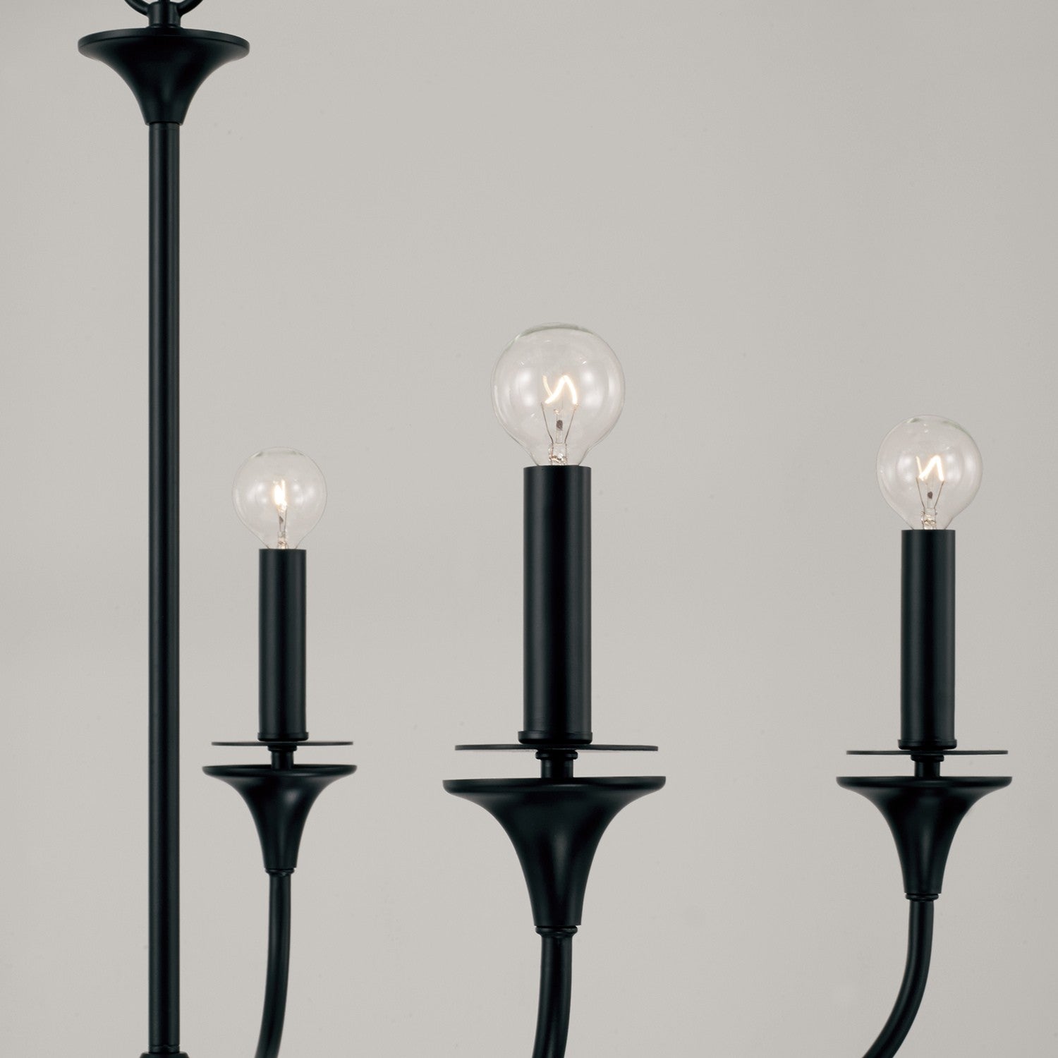 Capital Lighting - 448951MB - Five Light Chandelier - Presley - Matte Black